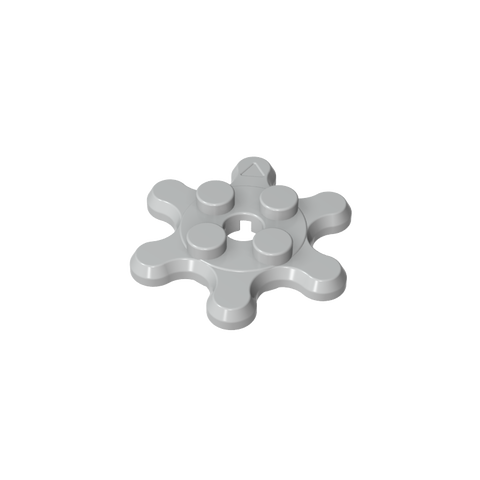 Gobricks,Plate Special 2 x 2 Splat Gear with 6 Teeth,35442
