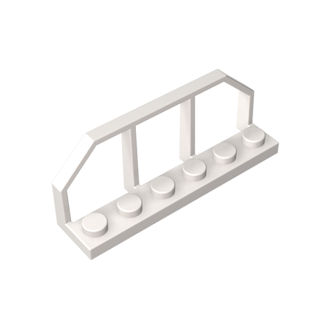 Gobricks,Plate Special 1 x 6 with Train Wagon End Fence,6583
