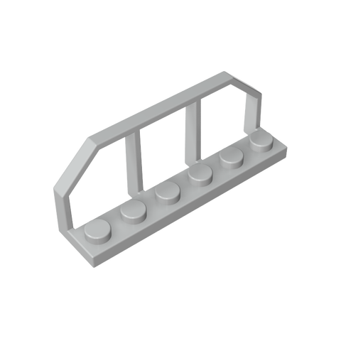 Gobricks,Plate Special 1 x 6 with Train Wagon End Fence,6583