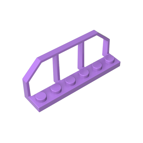 Gobricks,Plate Special 1 x 6 with Train Wagon End Fence,6583