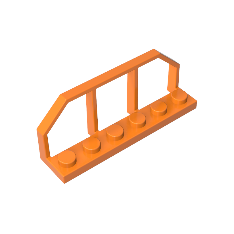 Gobricks,Plate Special 1 x 6 with Train Wagon End Fence,6583