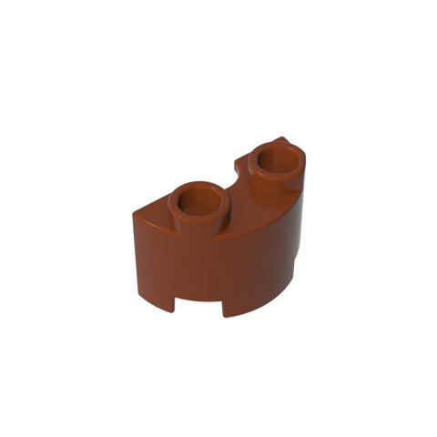 Gobricks,Brick Round, Half 1 x 2,68013