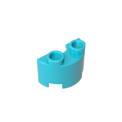 Gobricks,Brick Round, Half 1 x 2,68013