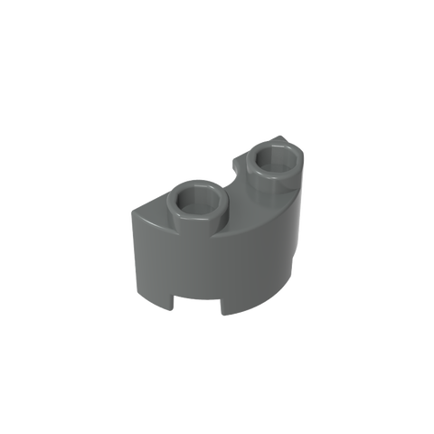 Gobricks,Brick Round, Half 1 x 2,68013