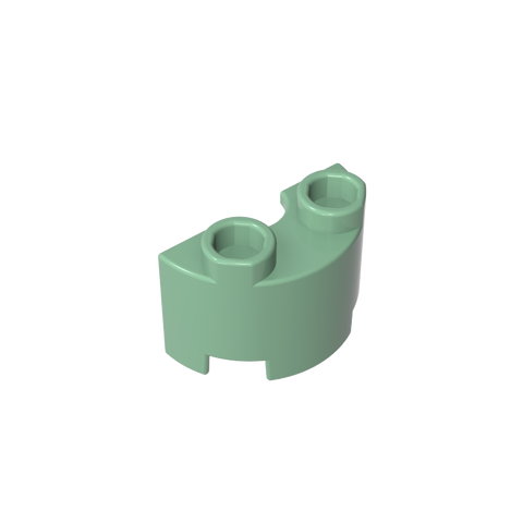Gobricks,Brick Round, Half 1 x 2,68013