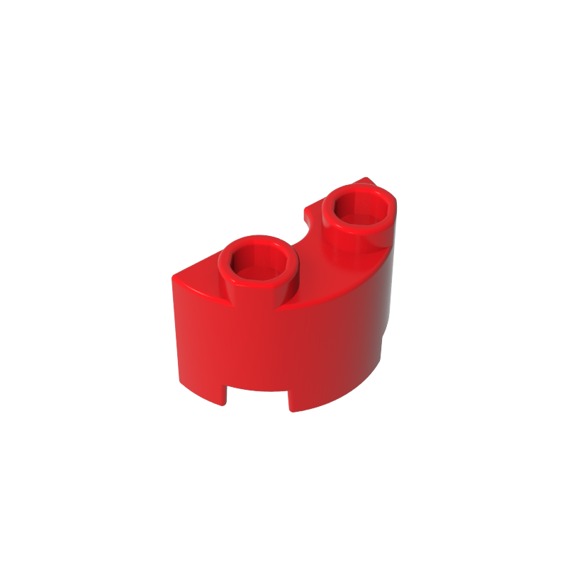 Gobricks,Brick Round, Half 1 x 2,68013
