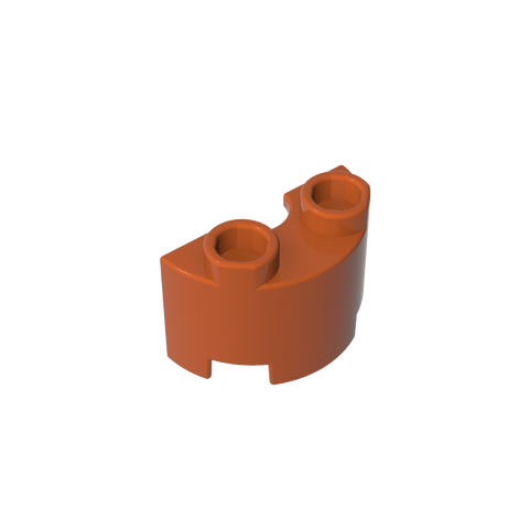 Gobricks,Brick Round, Half 1 x 2,68013