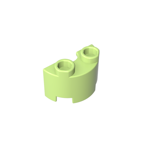 Gobricks,Brick Round, Half 1 x 2,68013