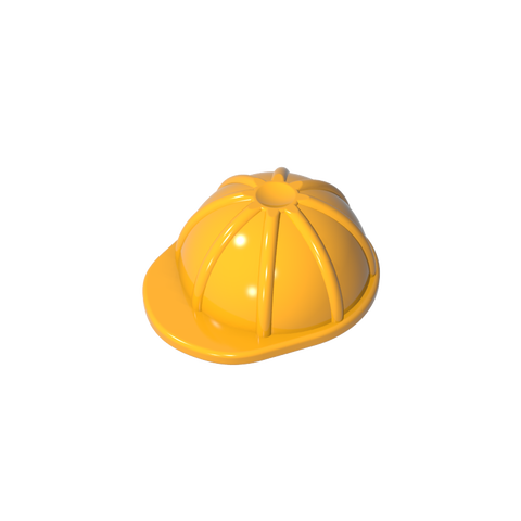 Gobricks,Minifig Construction Helmet/ Hard Hat,3833