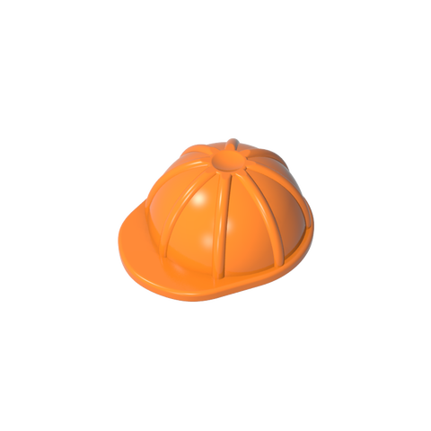 Gobricks,Minifig Construction Helmet/ Hard Hat,3833