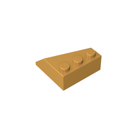 Gobricks,Wedge Sloped 45° 3 x 3 Left,42862
