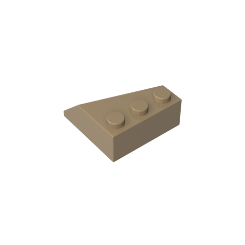 Gobricks,Wedge Sloped 45° 3 x 3 Left,42862