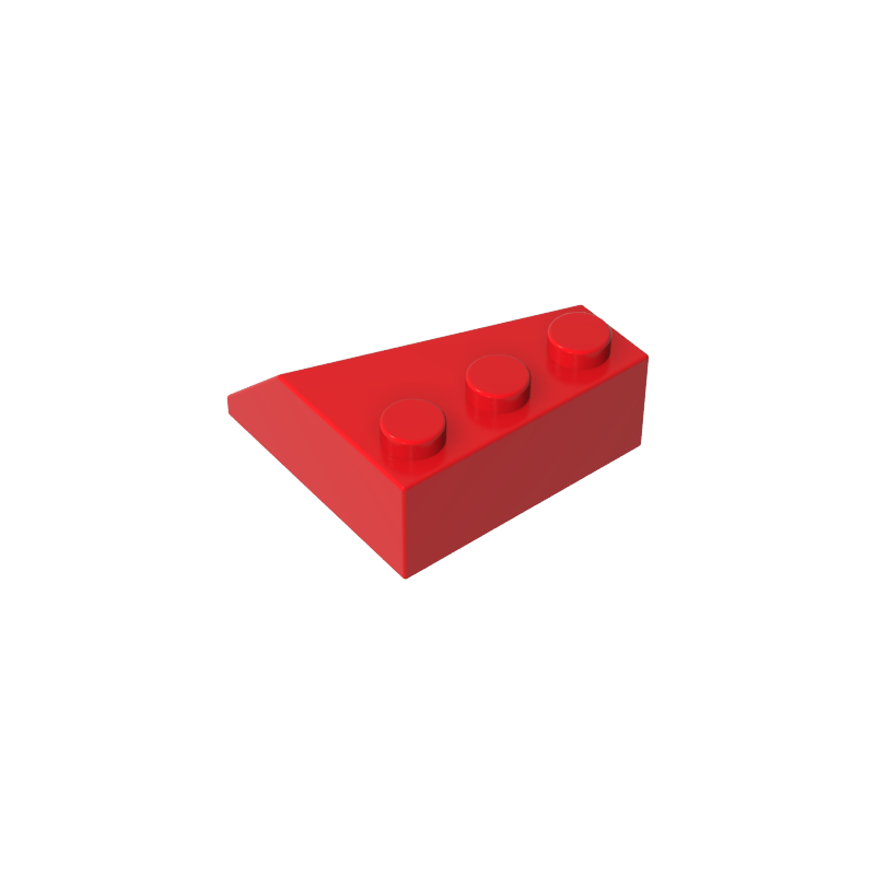 Gobricks,Wedge Sloped 45° 3 x 3 Left,42862