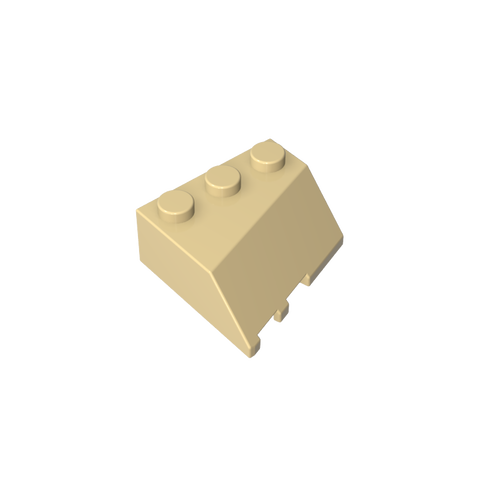 Gobricks,Wedge Sloped 45° 3 x 3 Right,48165
