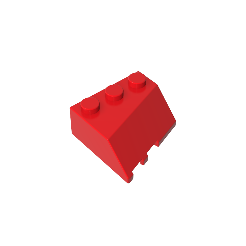 Gobricks,Wedge Sloped 45° 3 x 3 Right,48165