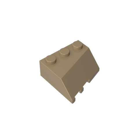 Gobricks,Wedge Sloped 45° 3 x 3 Right,48165
