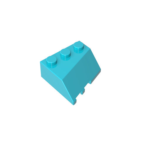 Gobricks,Wedge Sloped 45° 3 x 3 Right,48165