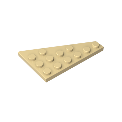 Gobricks,Wedge Plate 6 x 4 Left,48208