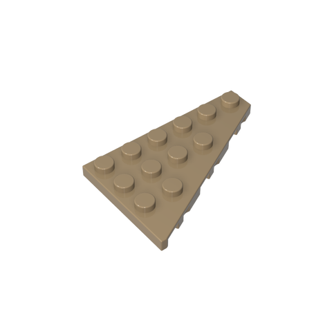 Gobricks,Wedge Plate 6 x 4 Right,48205