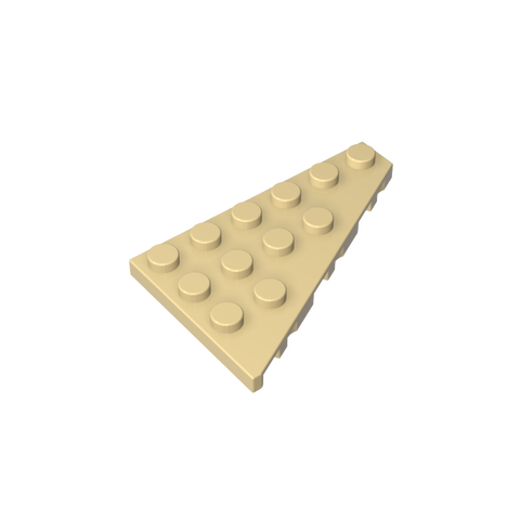 Gobricks,Wedge Plate 6 x 4 Right,48205