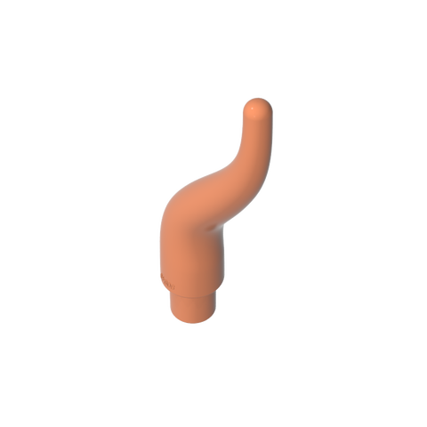 Gobricks,Animal Body Part, Horn (Cattle)/ Tentacle/ Vine/ Branch/ Tongue - Long,13564