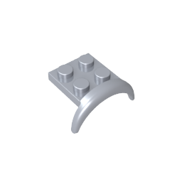 Gobricks,Wheel Arch, Mudguard 2 x 3 x 1 1/3,49097