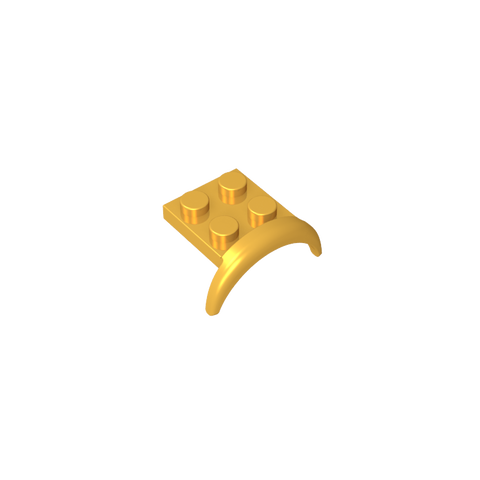 Gobricks,Wheel Arch, Mudguard 2 x 3 x 1 1/3,49097
