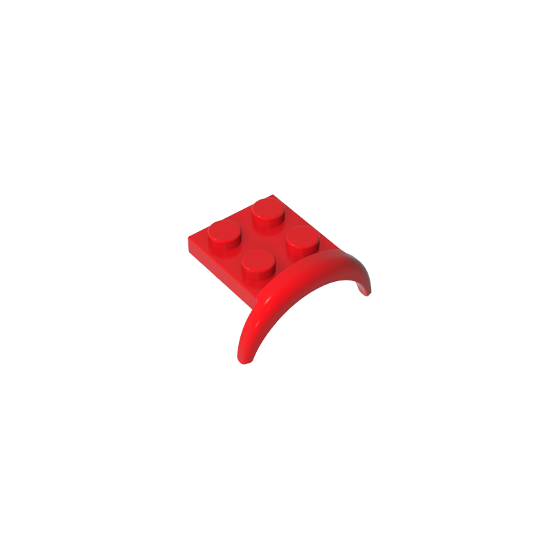 Gobricks,Wheel Arch, Mudguard 2 x 3 x 1 1/3,49097