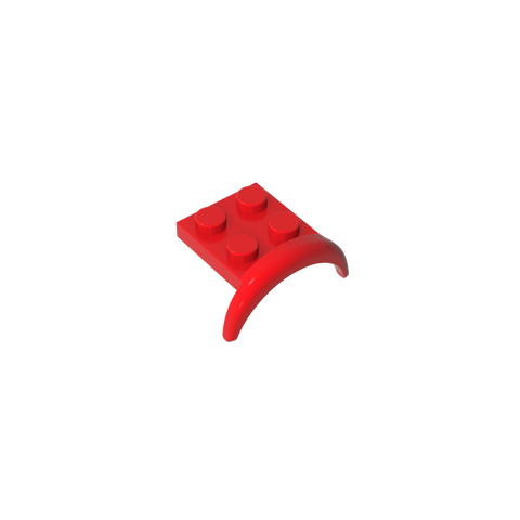 Gobricks,Wheel Arch, Mudguard 2 x 3 x 1 1/3,49097