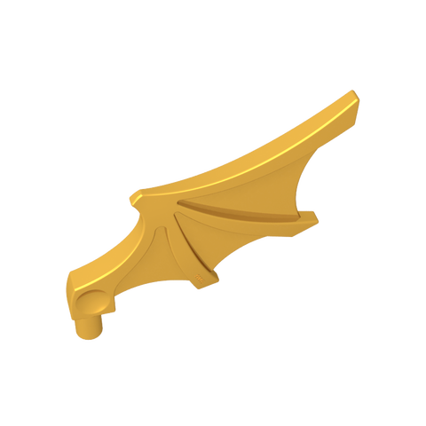 Gobricks,Animal Body Part, Bat Wing with Shaft [Chima Bat Wing],15082