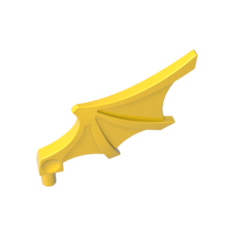 Gobricks,Animal Body Part, Bat Wing with Shaft [Chima Bat Wing],15082
