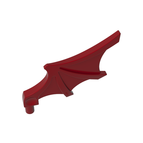 Gobricks,Animal Body Part, Bat Wing with Shaft [Chima Bat Wing],15082