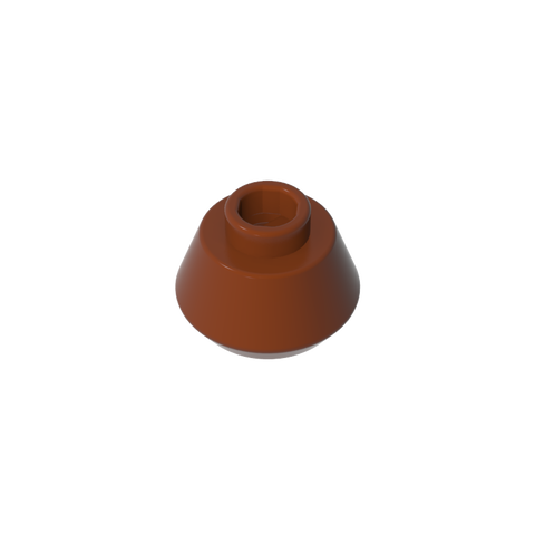 Gobricks,Cone 1 1/2 x 1 1/2 x 2/3,33492
