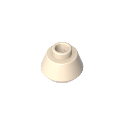 Gobricks,Cone 1 1/2 x 1 1/2 x 2/3,33492