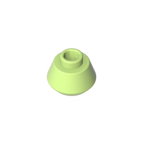 Gobricks,Cone 1 1/2 x 1 1/2 x 2/3,33492