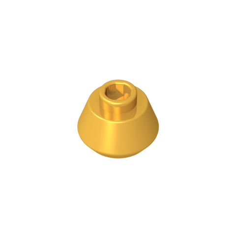 Gobricks,Cone 1 1/2 x 1 1/2 x 2/3,33492