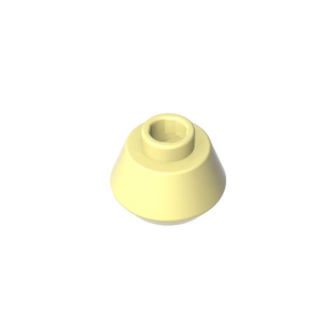 Gobricks,Cone 1 1/2 x 1 1/2 x 2/3,33492