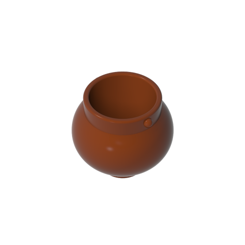 Gobricks,Minifig Pot Small with Handle Holders,98374
