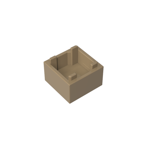 Gobricks,Container Box 2 x 2 x 1 [Plain],35700
