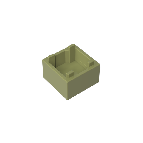 Gobricks,Container Box 2 x 2 x 1 [Plain],35700