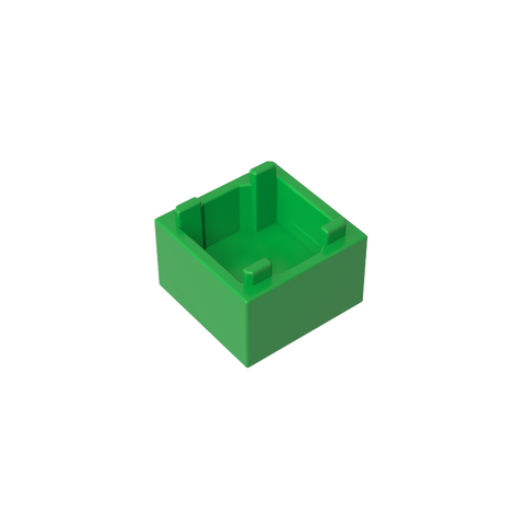 Gobricks,Container Box 2 x 2 x 1 [Plain],35700