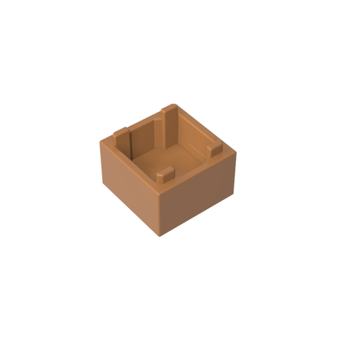 Gobricks,Container Box 2 x 2 x 1 [Plain],35700