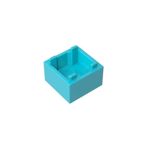 Gobricks,Container Box 2 x 2 x 1 [Plain],35700