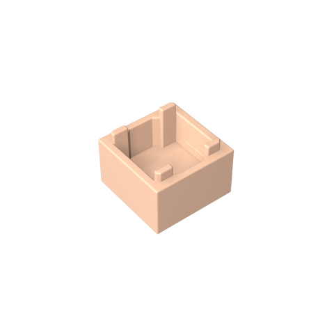 Gobricks,Container Box 2 x 2 x 1 [Plain],35700