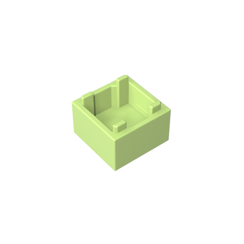 Gobricks,Container Box 2 x 2 x 1 [Plain],35700