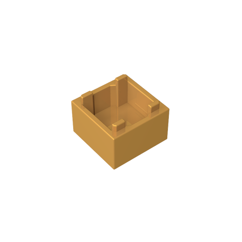 Gobricks,Container Box 2 x 2 x 1 [Plain],35700