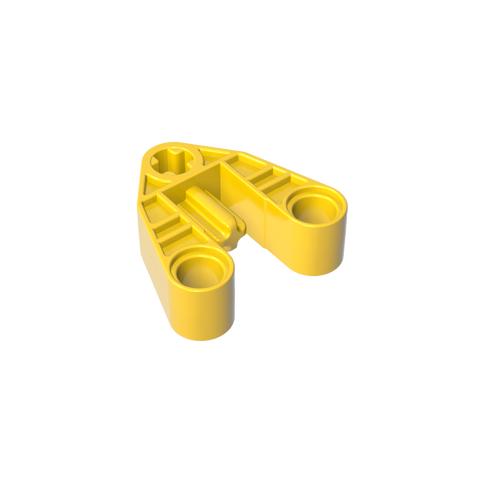 Gobricks,Technic Connector Block 3 x 3 Triangular with Axle,58177