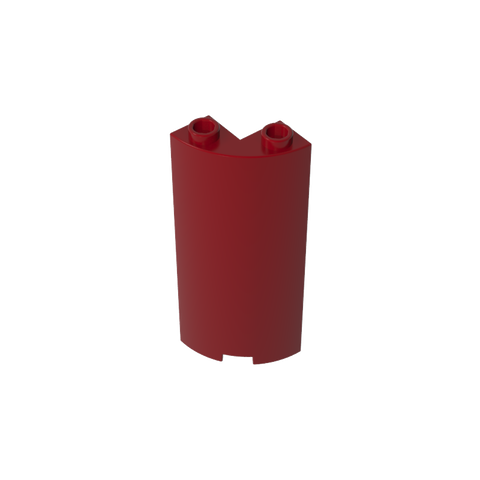 Gobricks,Cylinder Quarter 2 x 2 x 5 (Wall),30987