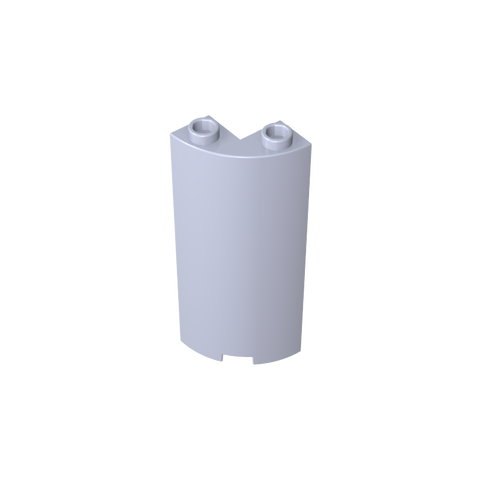 Gobricks,Cylinder Quarter 2 x 2 x 5 (Wall),30987