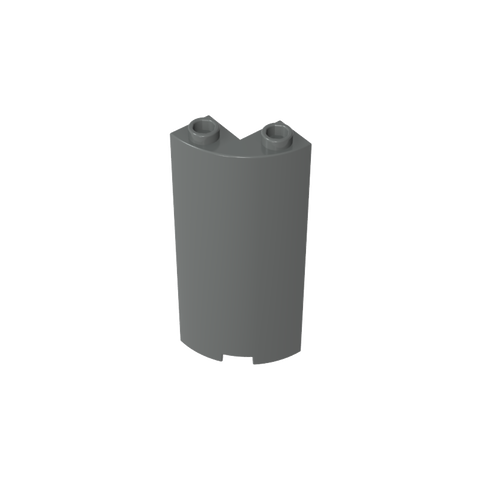 Gobricks,Cylinder Quarter 2 x 2 x 5 (Wall),30987